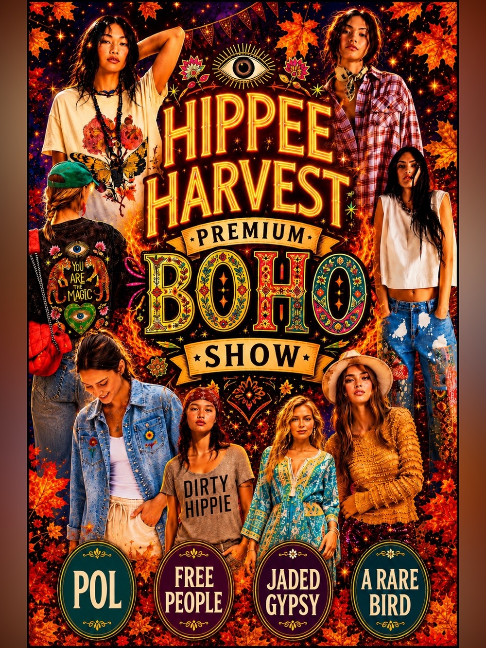 HIPPEE HARVEST BOHO SHOW UPDATED TIME TODAY @ 6 pst